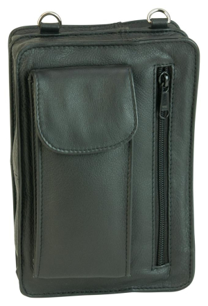 Franco Bonini 114A Black - Mens Wrist Bag