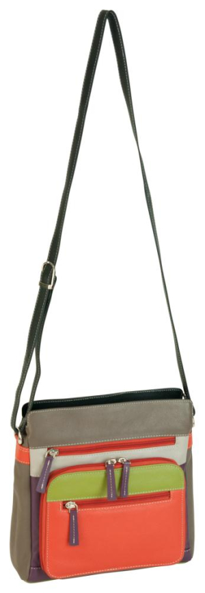 Franco Bonini 1422 OrangeMulti - Shoulder Bag
