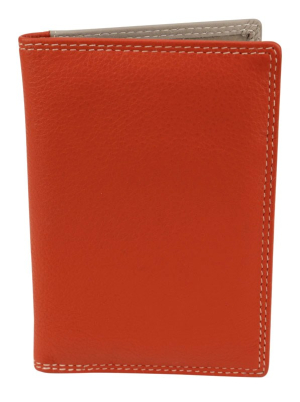 Franco Bonini 16-011 OrangeMulti - Passport Wallet
