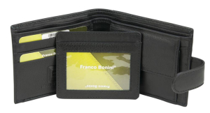 Franco Bonini 18-01 Black - Mens Wallet