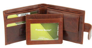 Franco Bonini 18-01HT Brown - Mens Wallet