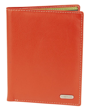 Franco Bonini 3045 OrangeMulti - Passport Wallet