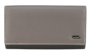 Franco Bonini 4206 RFID Soft Leather Flap Wallet with 16 Card Slots – Mushroom Multi
