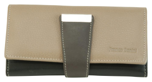 Franco Bonini 4207 RFID Soft Leather Flap Wallet with 20 Card Slots – Mushroom Multi