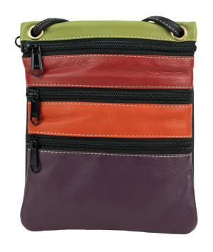Franco Bonini 441 Purple Multi - Cross Body / Sling Bag