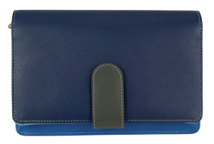Franco Bonini 481A BlueMulti -  Travel Wallet/Bag