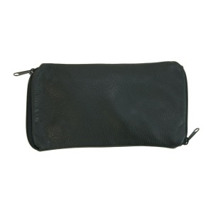 Franco Bonini 5075 Soft Leather Double Glasses Case – Black