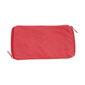 Franco Bonini 5075 Soft Leather Double Glasses Case – Red