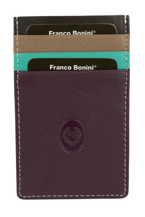 Franco Bonini 844 PurpleMulti - Card Holder