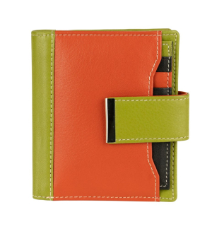 Franco Bonini 21-01 OrangeMulti- Ladies Wallet