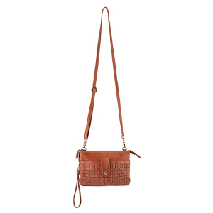 21-0031NW Cognac - Crossbody/SlingBag