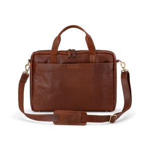 Franco Bonini 15-0024BFK Rugged Leather Laptop Satchel – Cognac