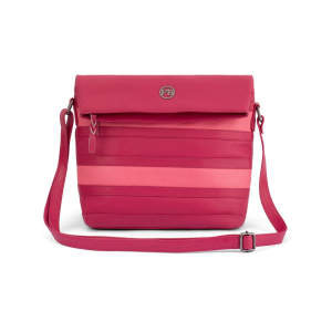 Flap over handbag - 21-006 Hopbush Pink Multi