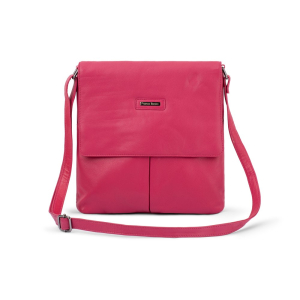 Flap Over Crossbody - 24-0011 Hopbush Pink