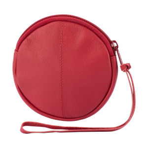 25-002Red - Round Coin Pouch