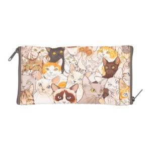 Franco Bonini 2020 Soft Leather Double Glasses Case with Rear Zip – Cat